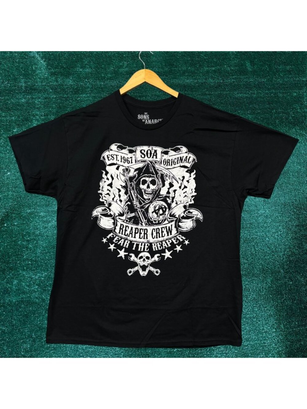 Sons of Anarchy Reaper Crew Logo T-Shirt Size Extra Large